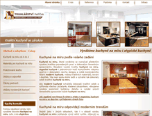 Tablet Screenshot of kuchyne-petricek.cz